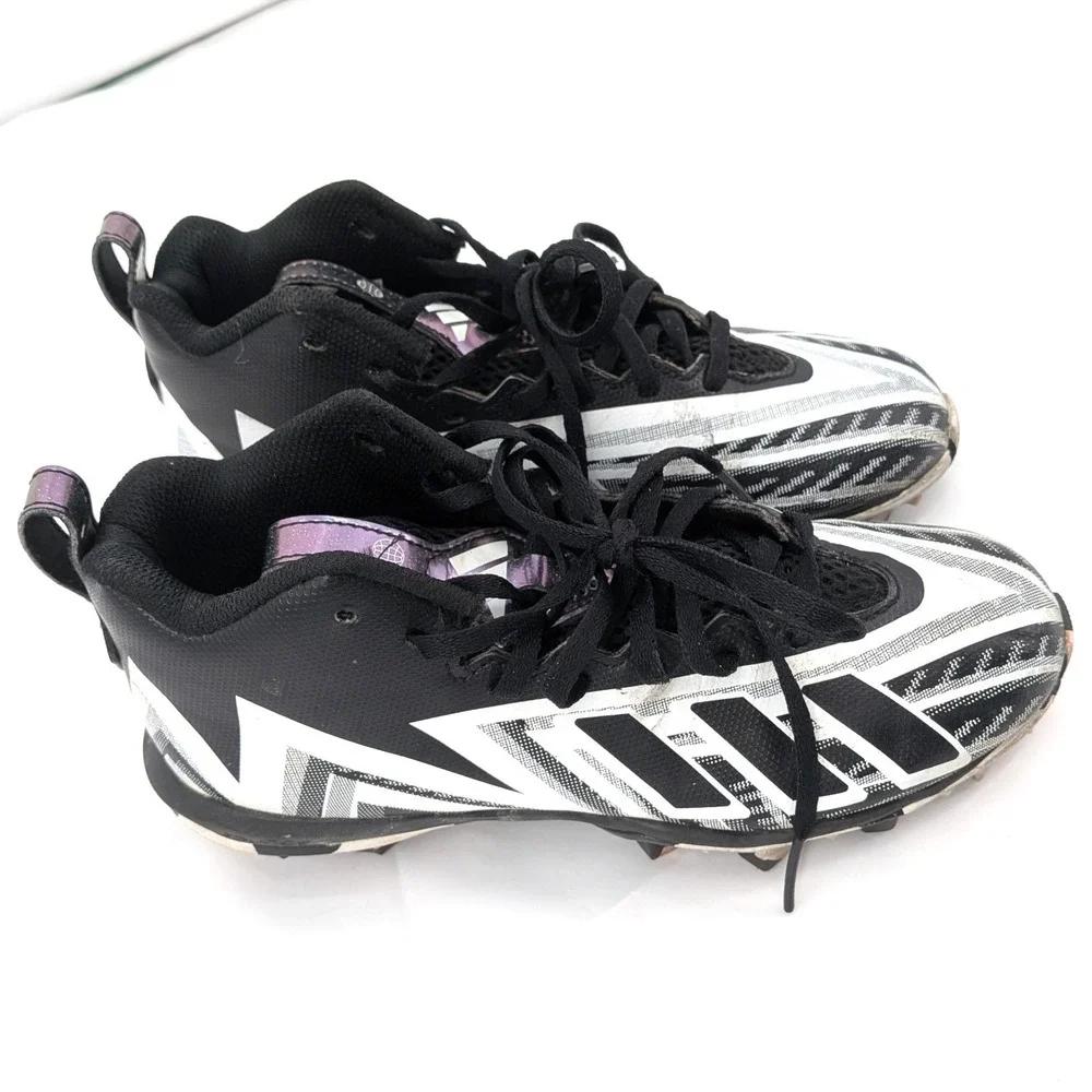 Adidas Freak Football Cleats Black White Youth Size 4.5